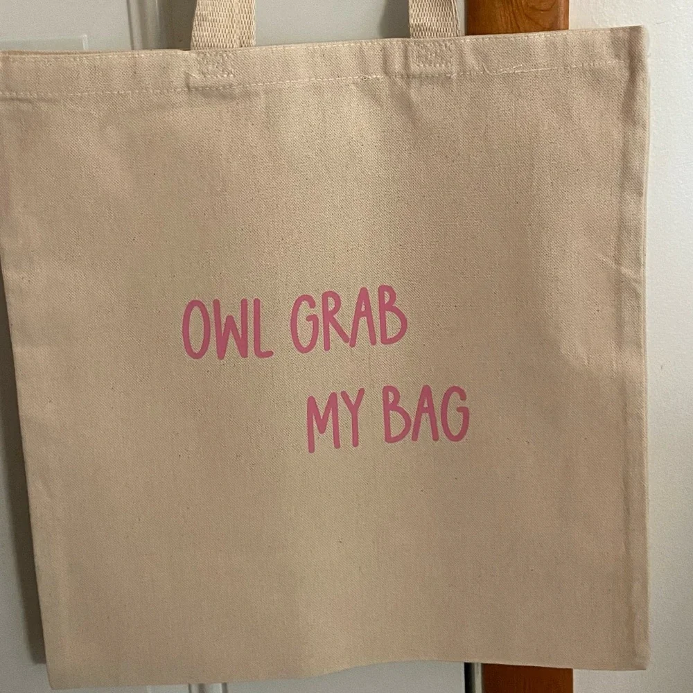 Owl Canvas Tote Bag